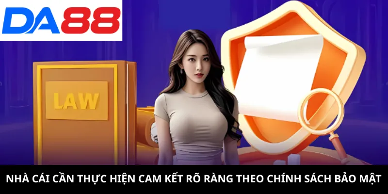 Nhà cái cần thực hiện cam kết rõ ràng theo chính sách bảo mật
